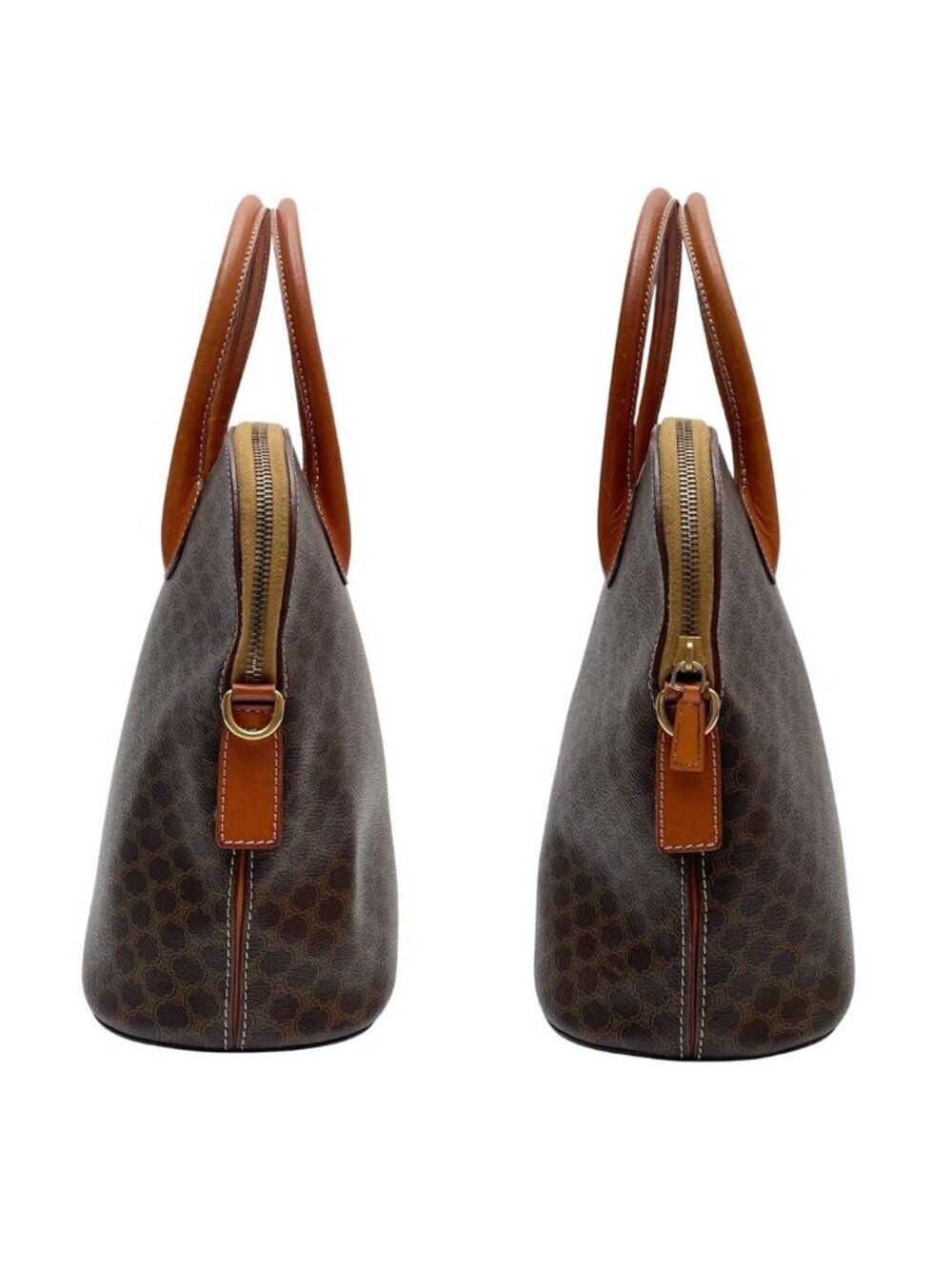 Celine Leather Macadam Triomphe Shoulder - Picture 3 of 10